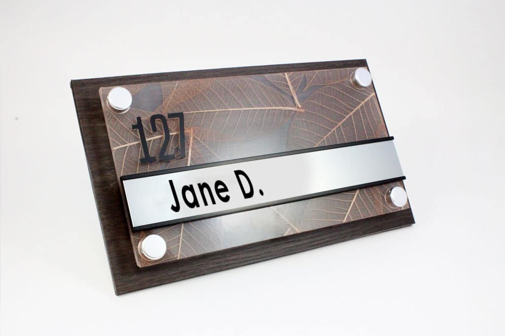 Name plate Sized
